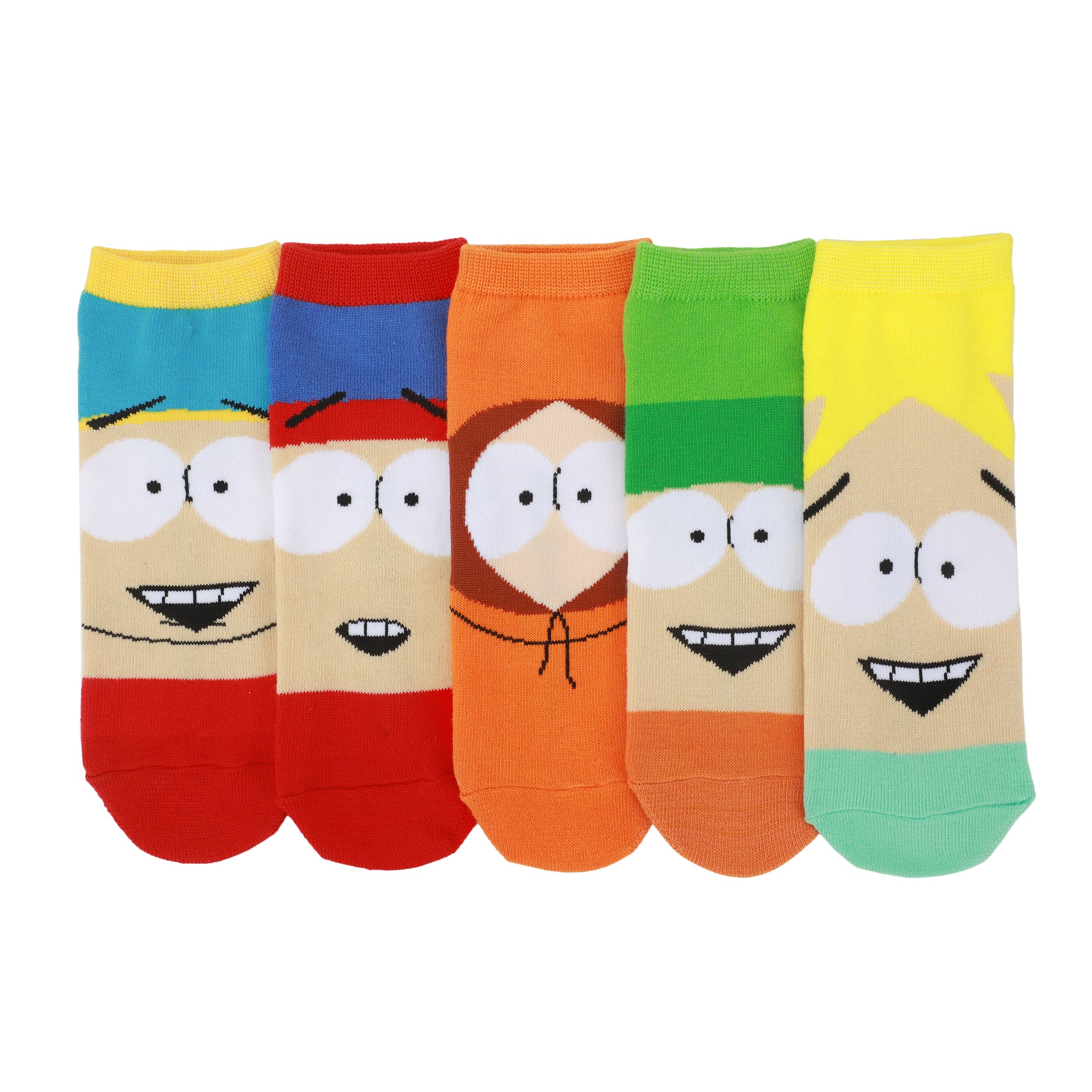 South Park Favorite Characters 5-Pack of Women's Ankle Socks