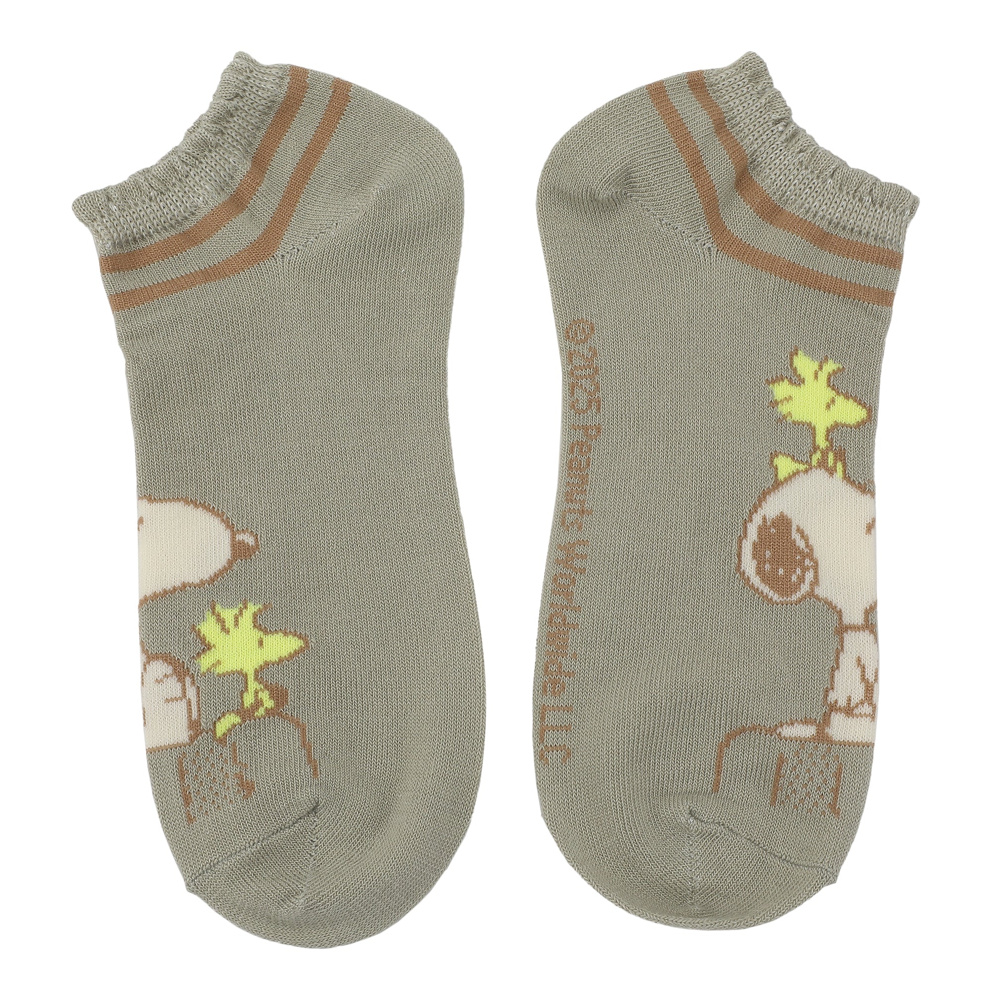 Peanuts Snoopy Character Art Women's 5-Pair Pack Ankle Socks