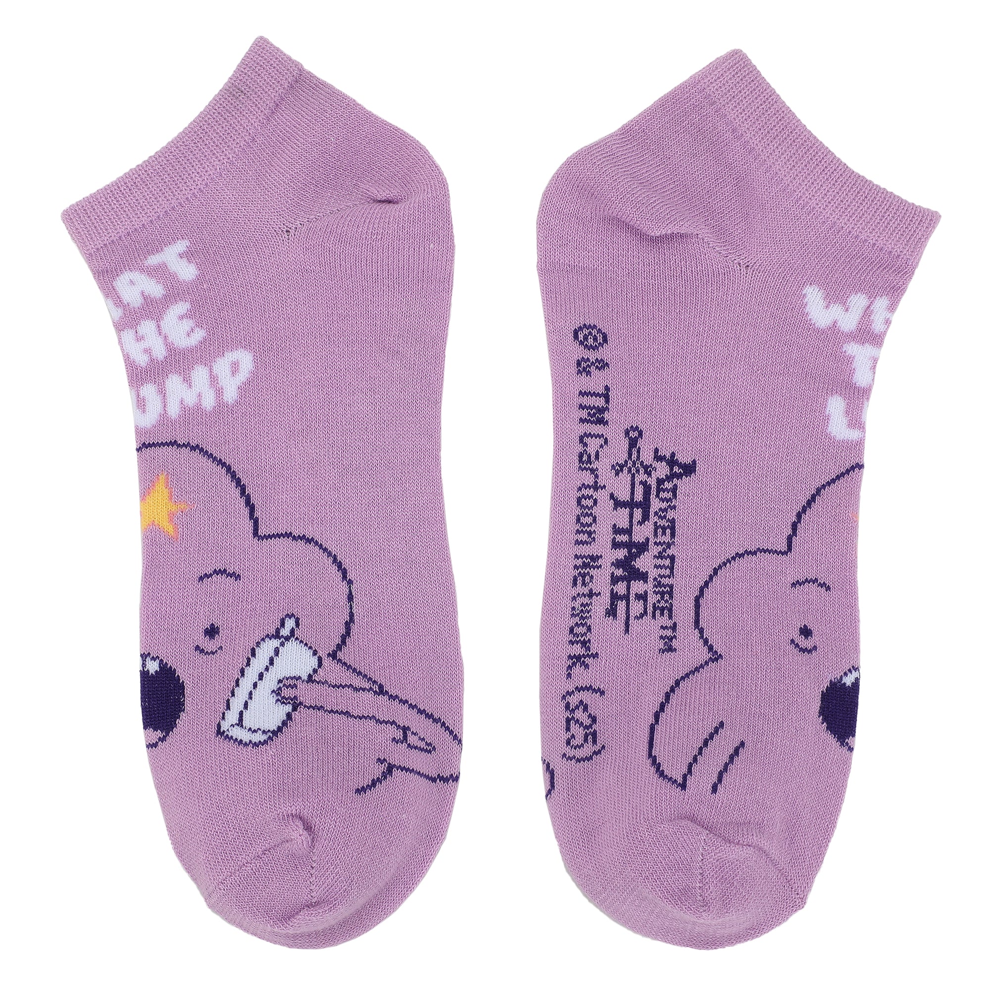 Adventure Time Characters 5-Pair Women's Ankle Socks