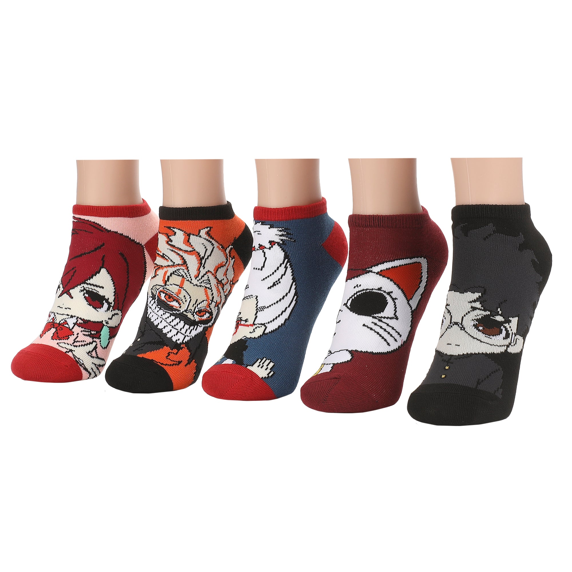 Dandadan Mix Characters Womens Ankle Socks 5 Pack