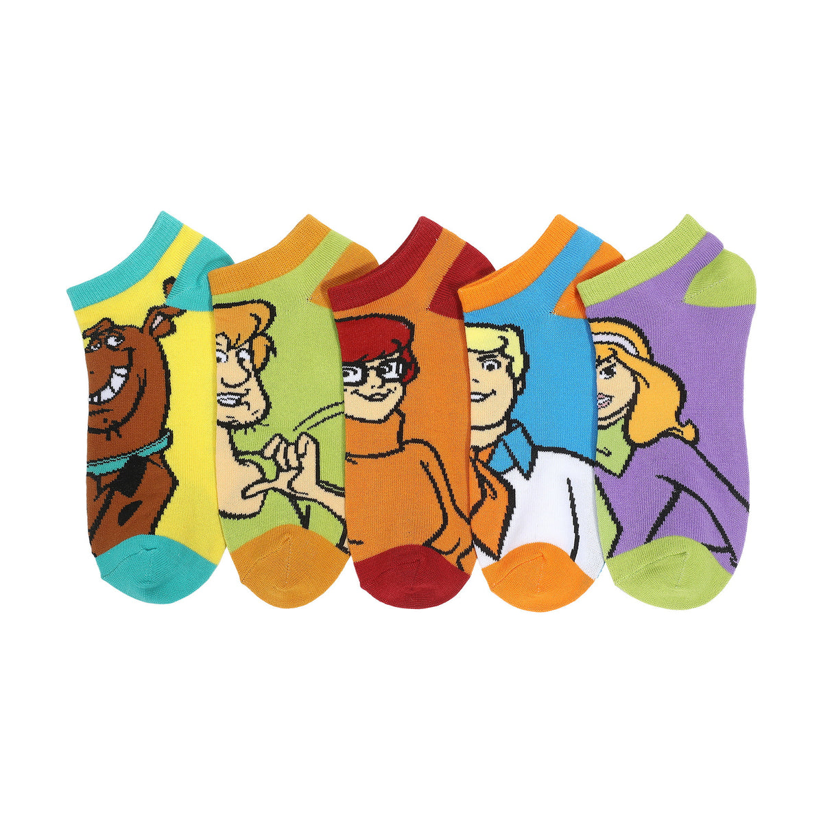 Scooby Doo Gang 5 Pack Ankle Socks for Women