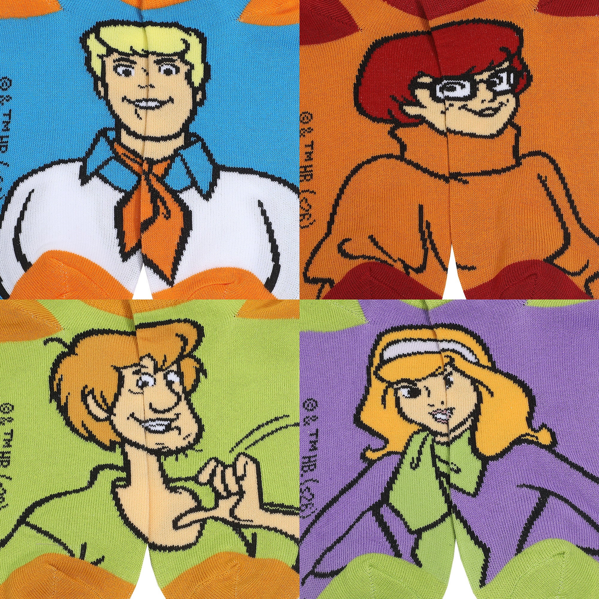 Scooby Doo Gang 5 Pack Ankle Socks for Women
