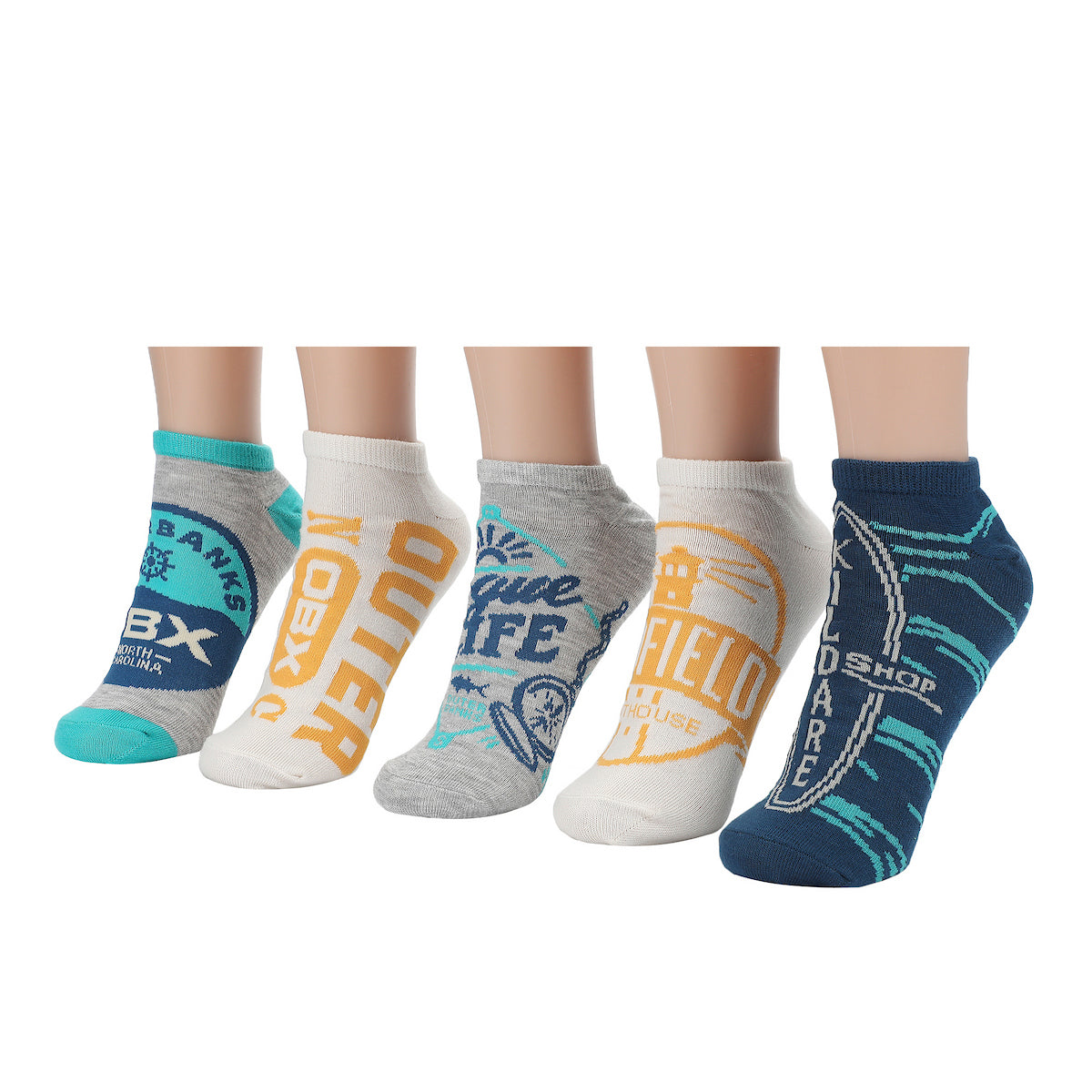 Outer Banks Icons Women's 5-Pair Pack Ankle Socks