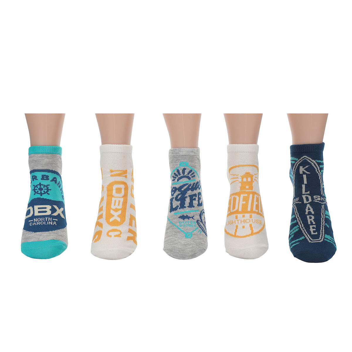 Outer Banks Icons Women's 5-Pair Pack Ankle Socks