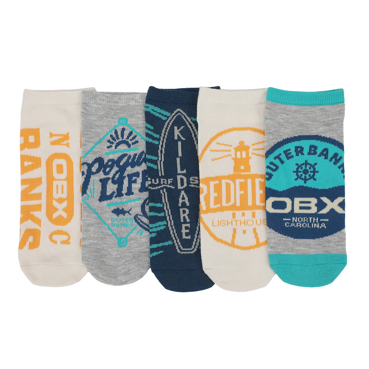 Outer Banks Icons Women's 5-Pair Pack Ankle Socks