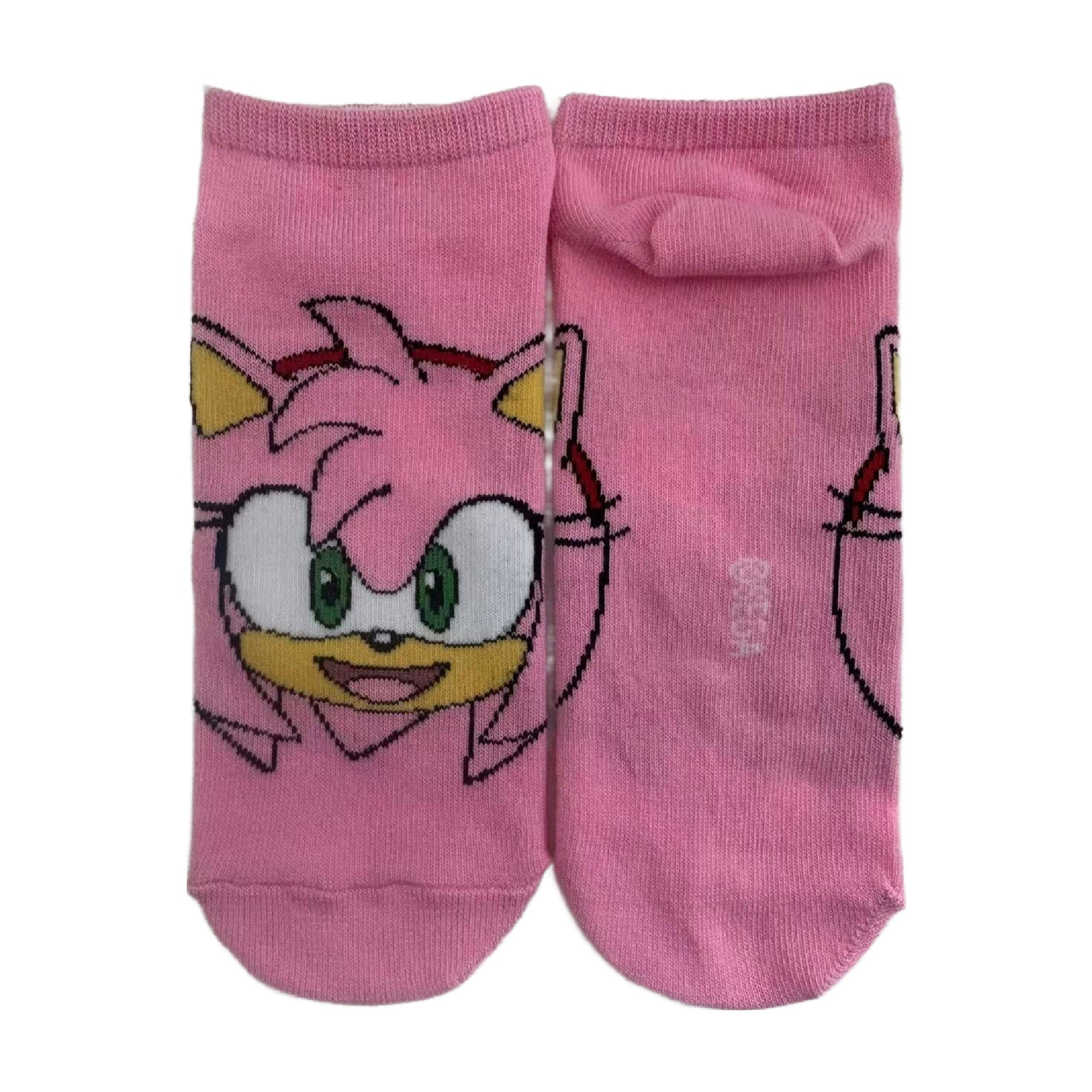 Sonic The Hedgehog Character Heads Women’s 5-Pair Pack Ankle Socks