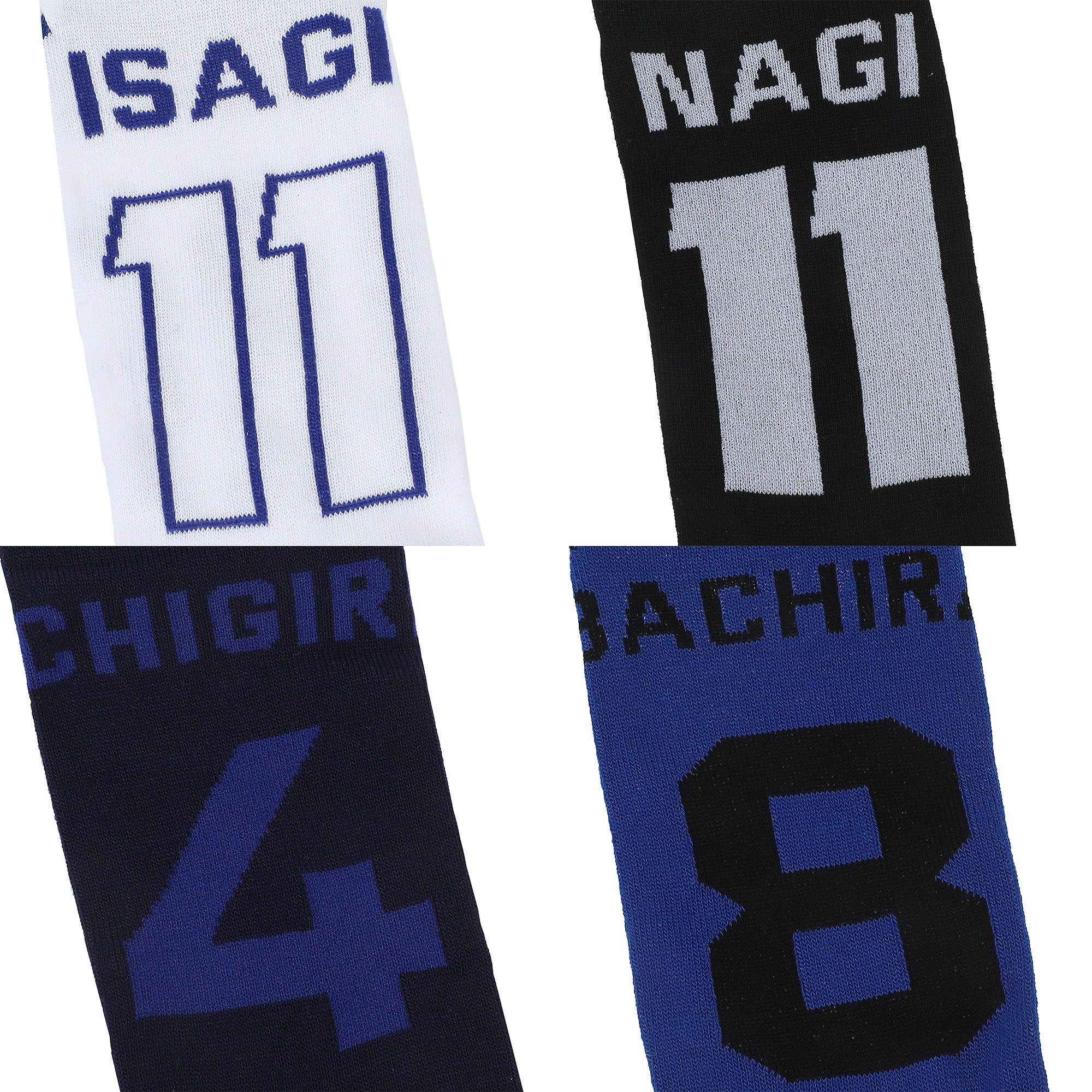 Blue Lock Manga Team Numbers Women’s 5-Pair Pack Ankle Socks