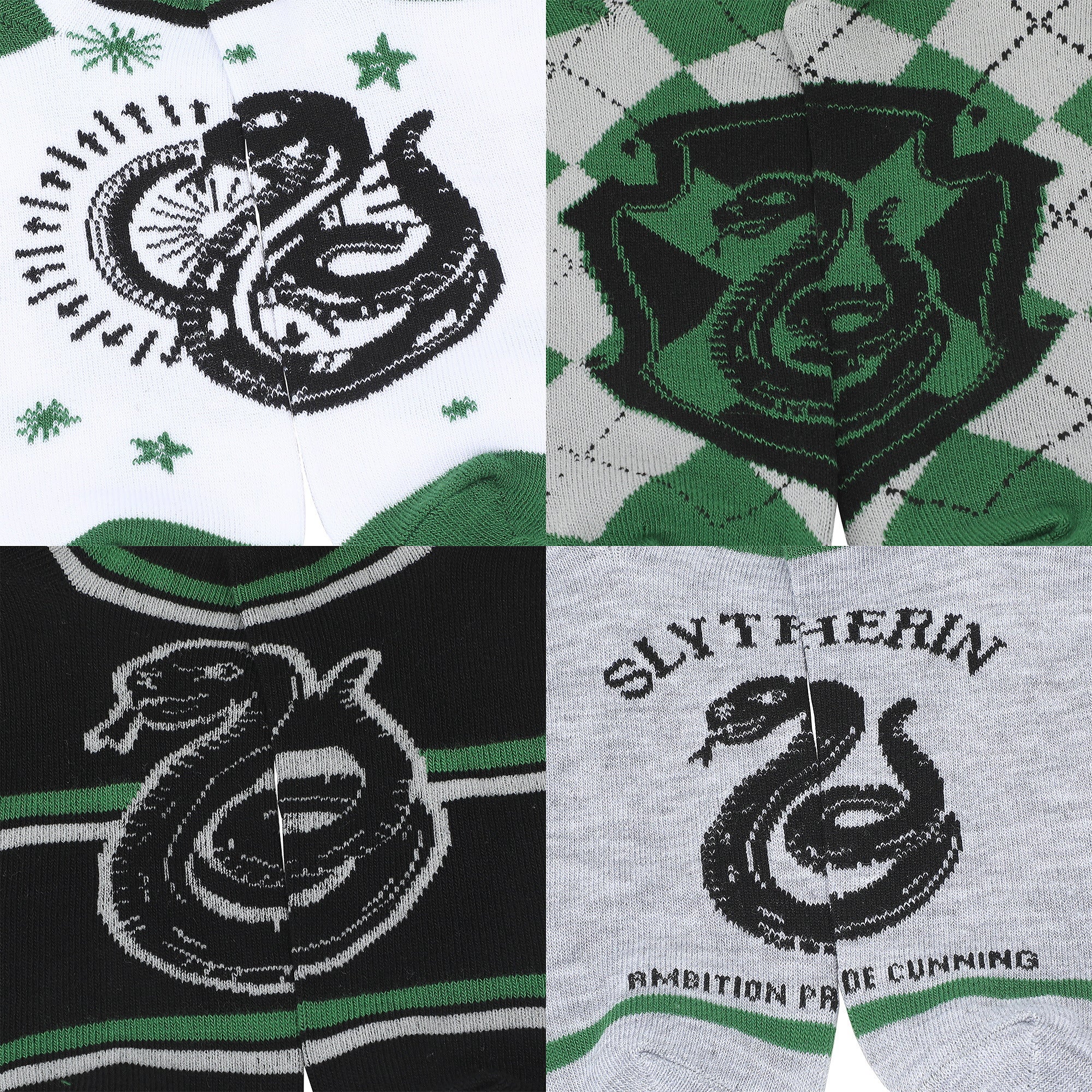 Harry Potter House of Slytherin Women’s Ankle Socks (Pack of 5)