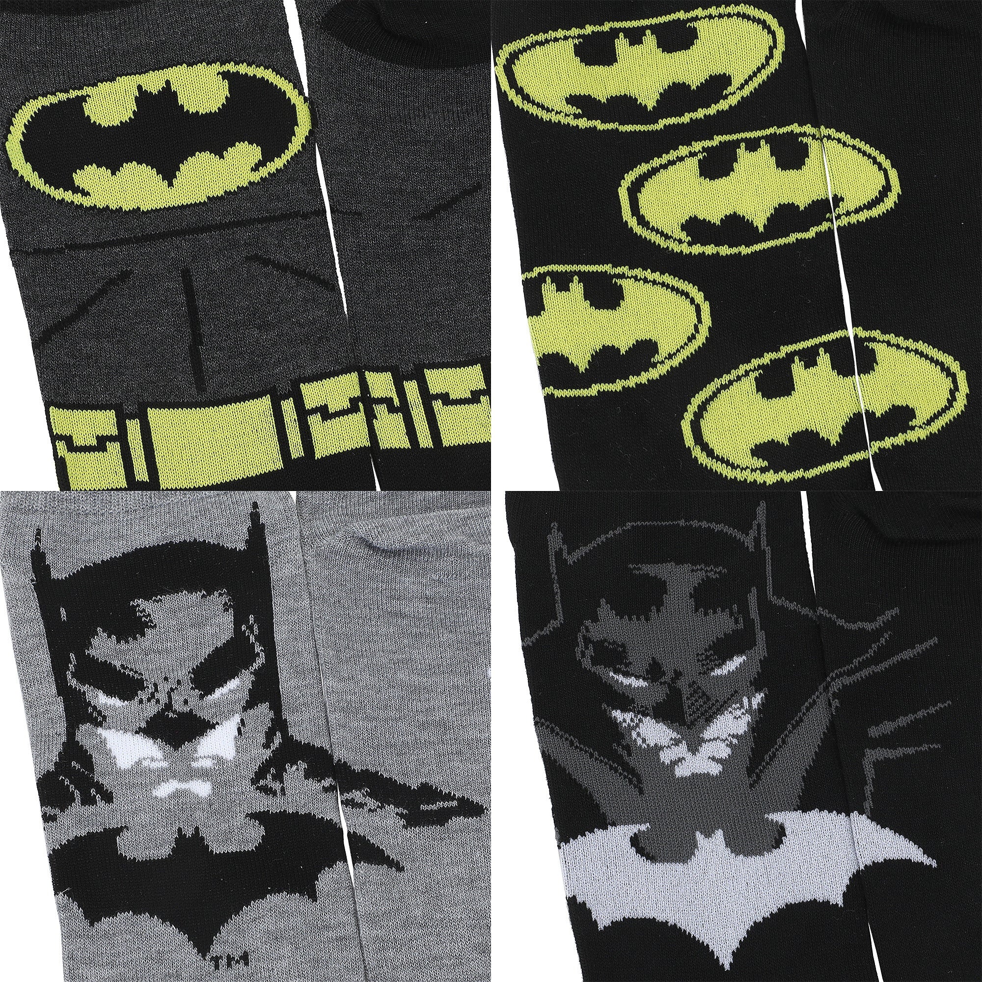 Batman Logos Women’s 5-Pair Pack Ankle Socks