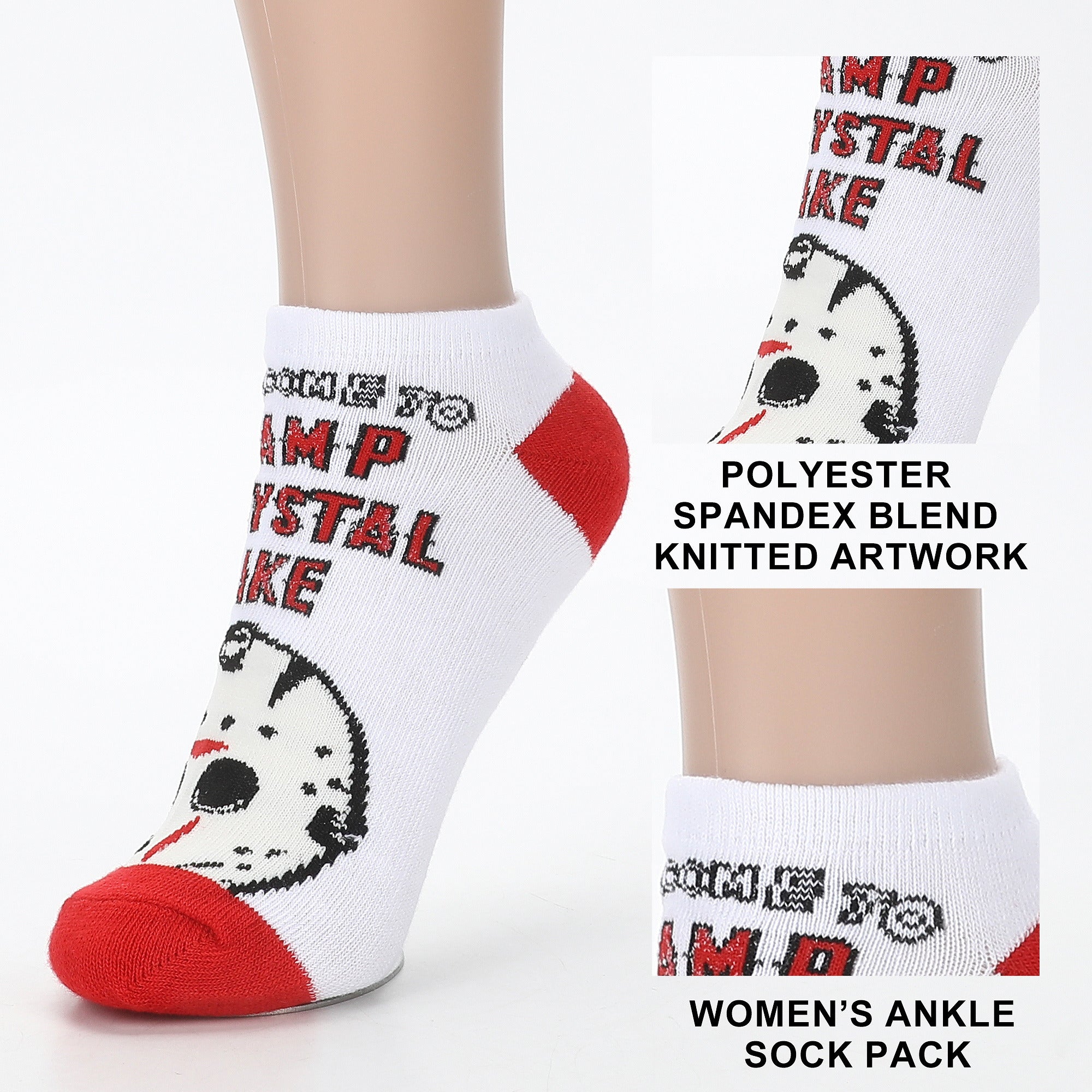 Friday the 13th Freddy Krueger Women’s Ankle Socks (Pack of 5)