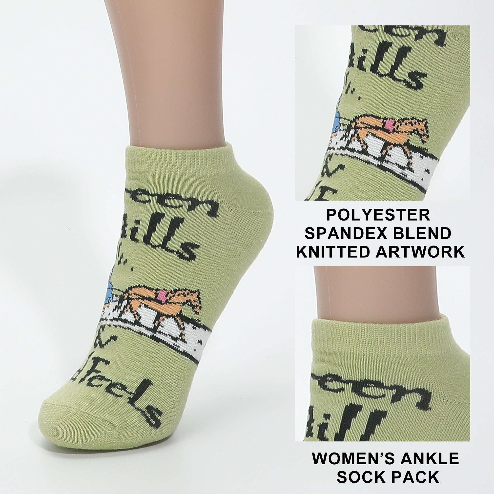 Lord Of The Rings Character Icon 5 Pack Ankle Socks
