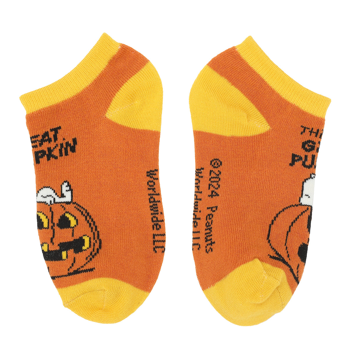 Peanuts Halloween Kids' 6-Pair Ankle Socks