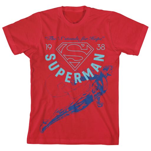 Superman 1938 2-Pack Button-down Shirt and Crew Neck Short Sleeve T-shirt Set