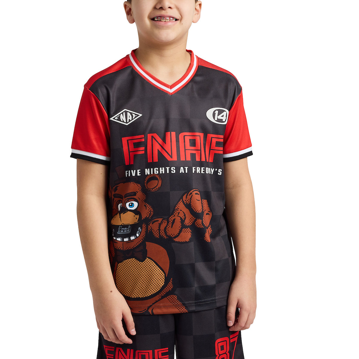 Five Nights At Freddy's Freddy 87 Boy's 2-Pack Soccer Jersey & Shorts Combo Set
