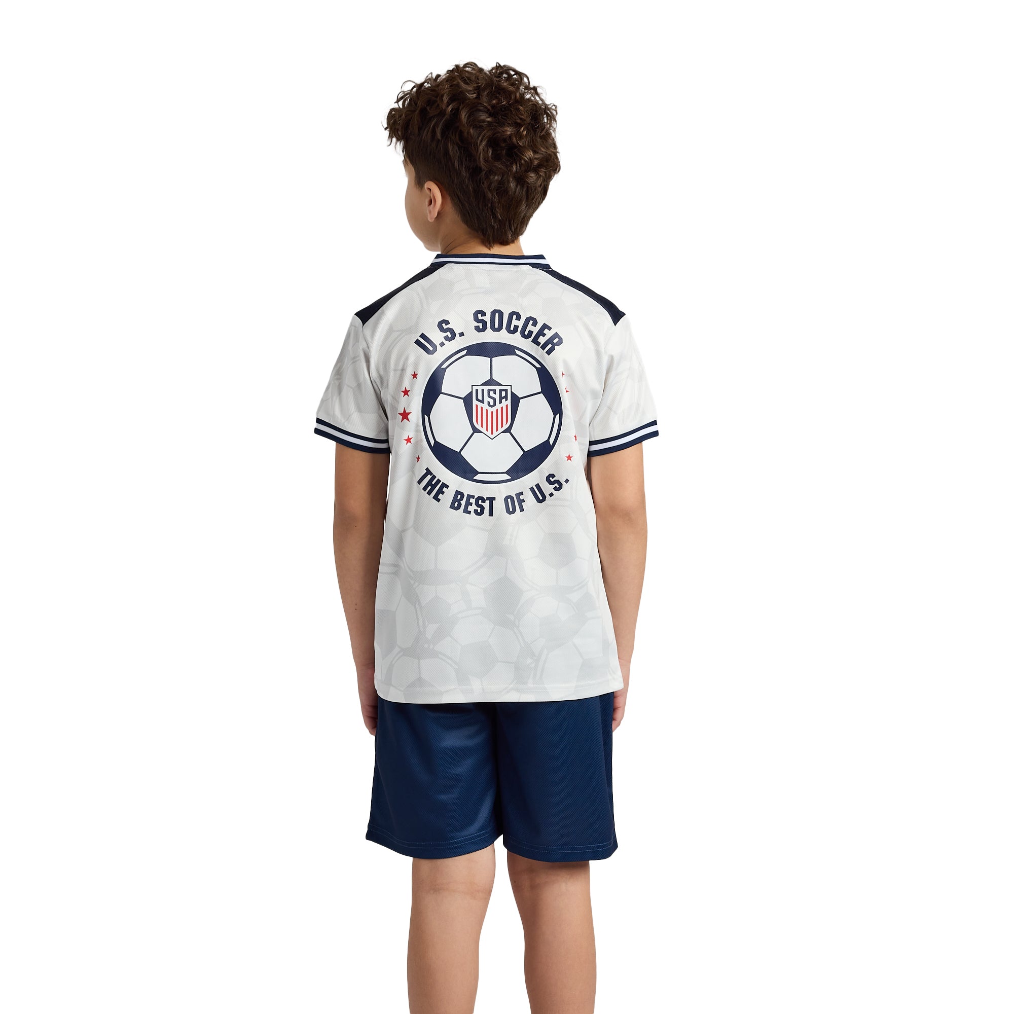 USSF The Best Of U.S. Boy’s 2-Pack Soccer Jersey & Shorts Combo Set