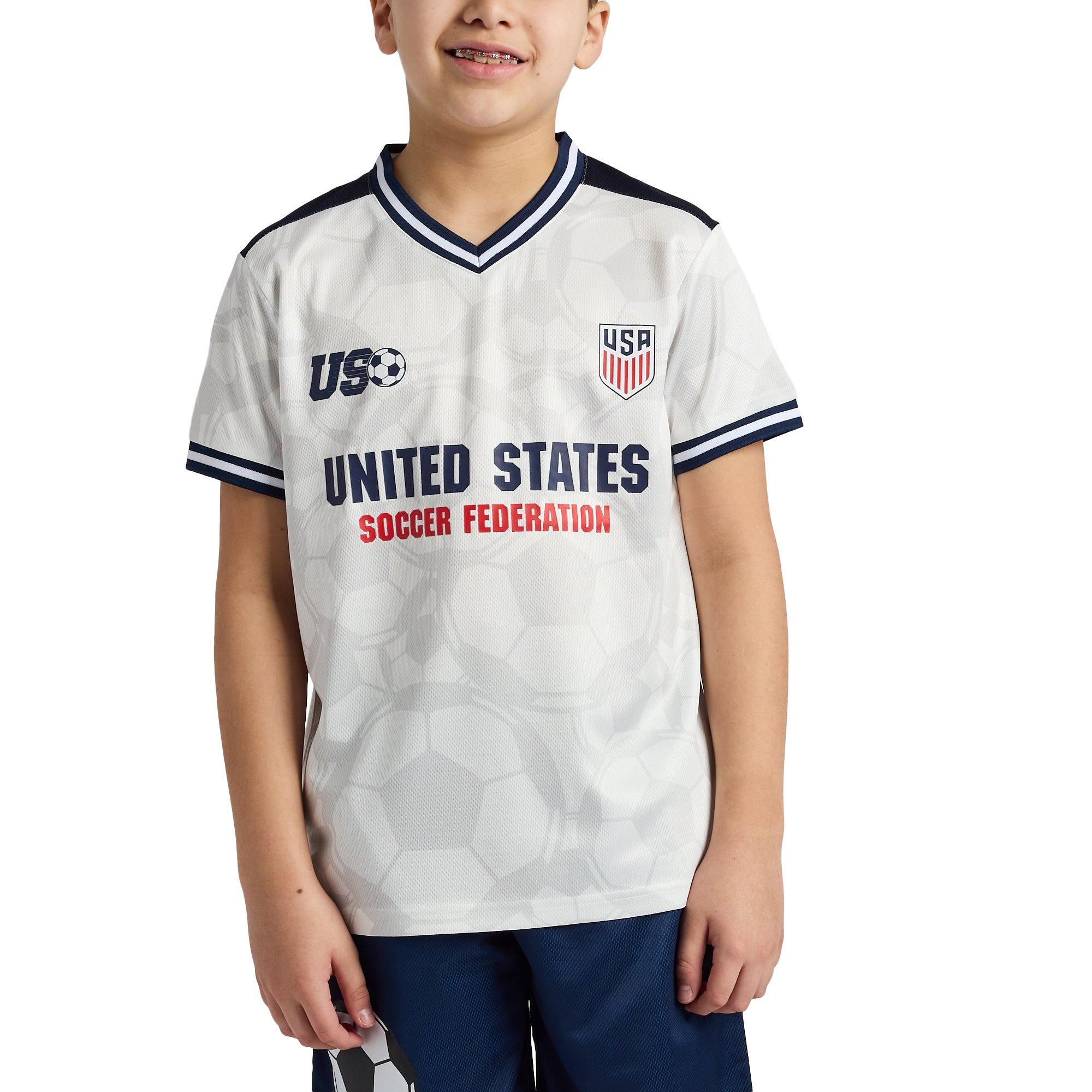 USSF The Best Of U.S. Boy’s 2-Pack Soccer Jersey & Shorts Combo Set