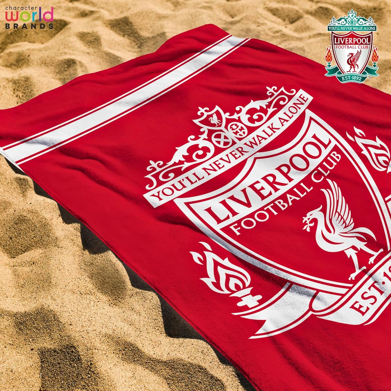 Liverpool FC Character World Official Towel (30 x 60 Inches)