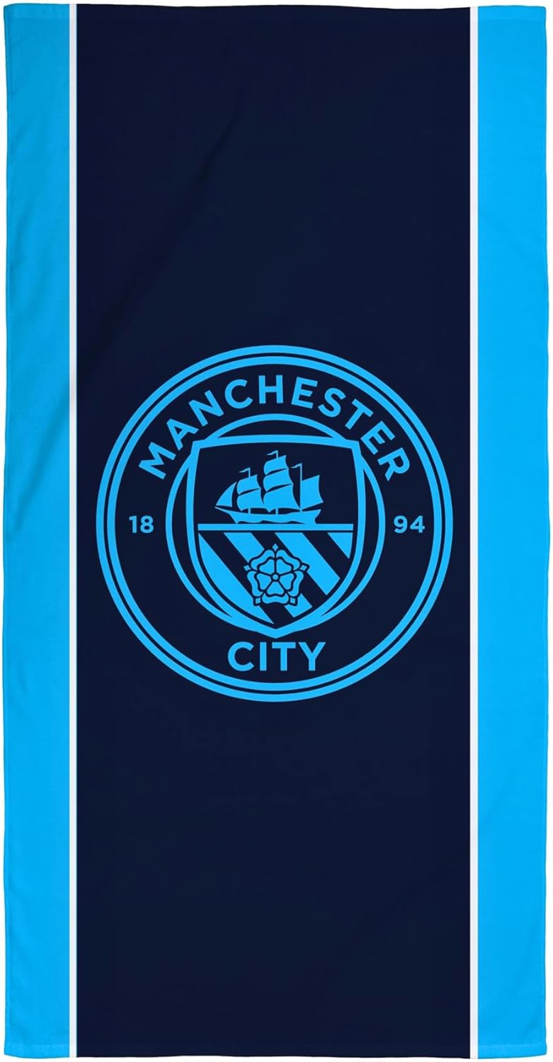 Manchester City FC Character World Official Towel (30 x 60 Inches)