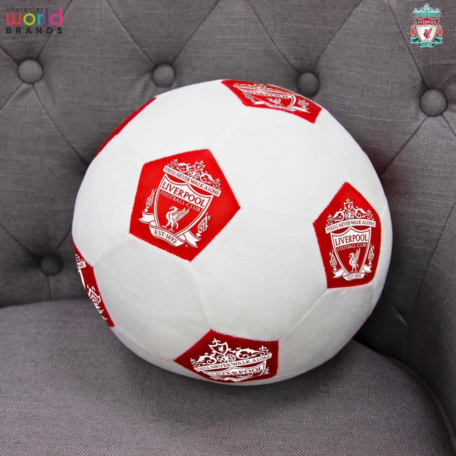 Liverpool Official 3D Ball Shaped Cushion
