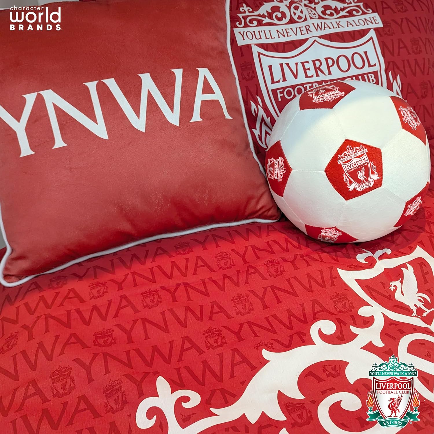Liverpool Official 3D Ball Shaped Cushion