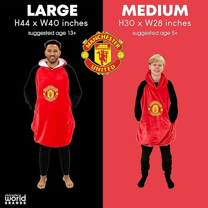 Manchester United Oversized Wearable Hooded Blanket