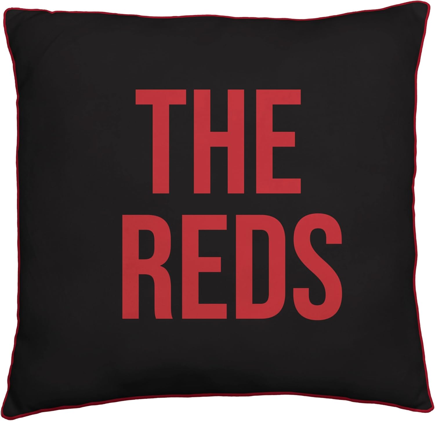 Manchester United FC Official Reversible 2 Sided Red Cushion (16 x 16 Inches)