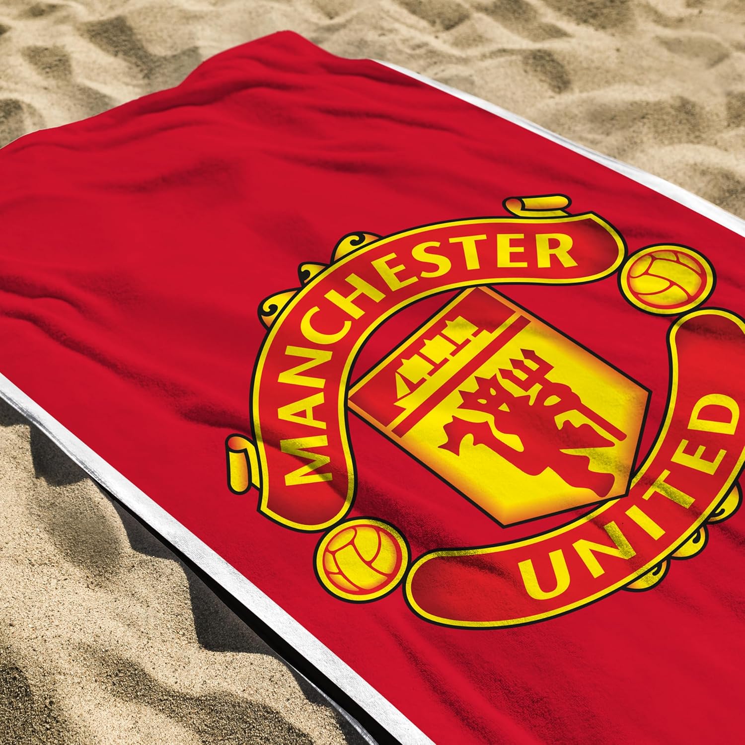Manchester United FC Official Soccer Club Design Towel (30 x 60 Inches)
