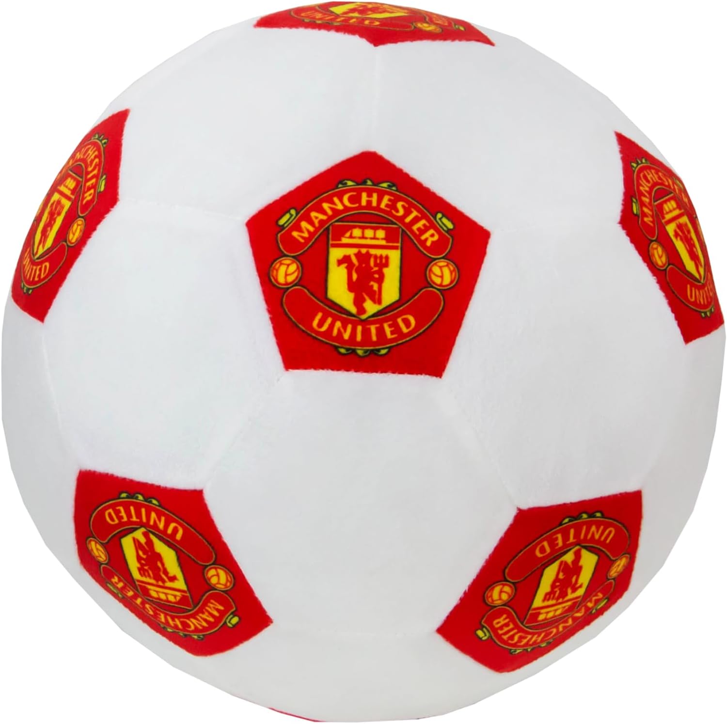 Manchester United FC 3D Fluffy Stuffed Toy Soccer Ball Cushion