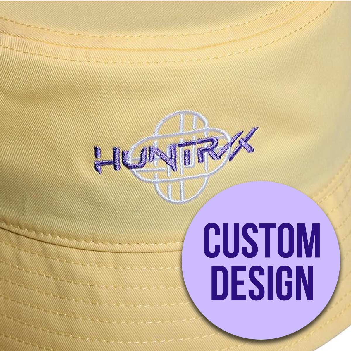 KPop Demon Hunters Zoey HuntrX Logo Quickturn  Cosplay Bucket Hat