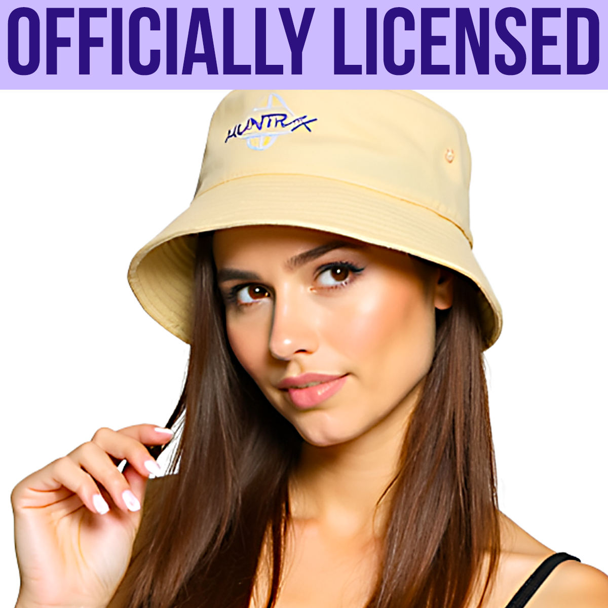 KPop Demon Hunters Zoey HuntrX Logo Quickturn  Cosplay Bucket Hat