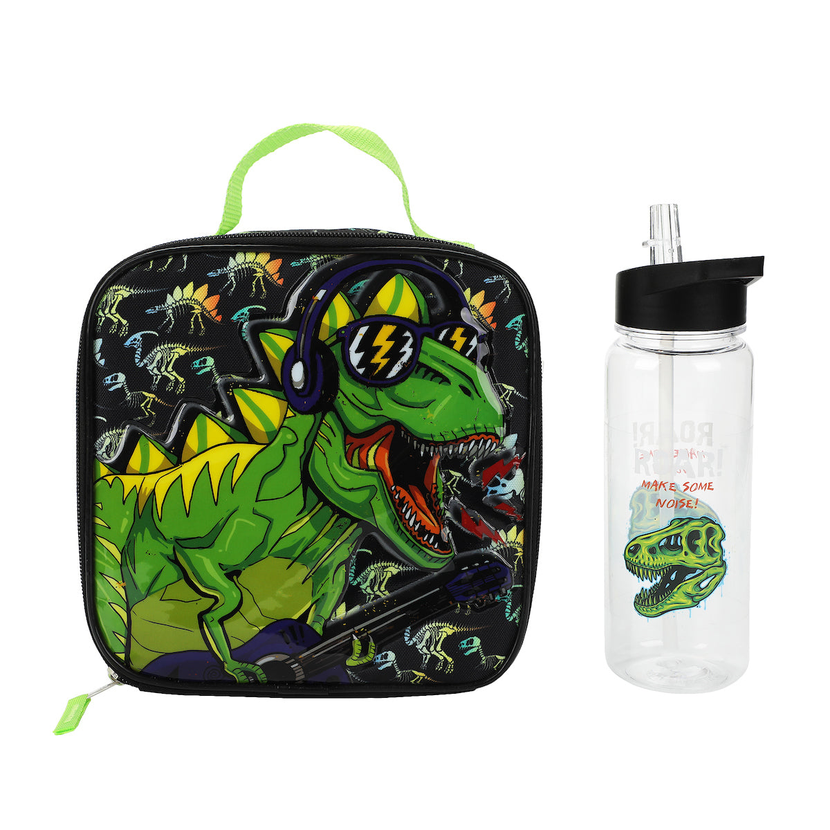 Dinosaur DJT-Rex 3-Piece Backpack & Lunchbox Set with Water Bottle