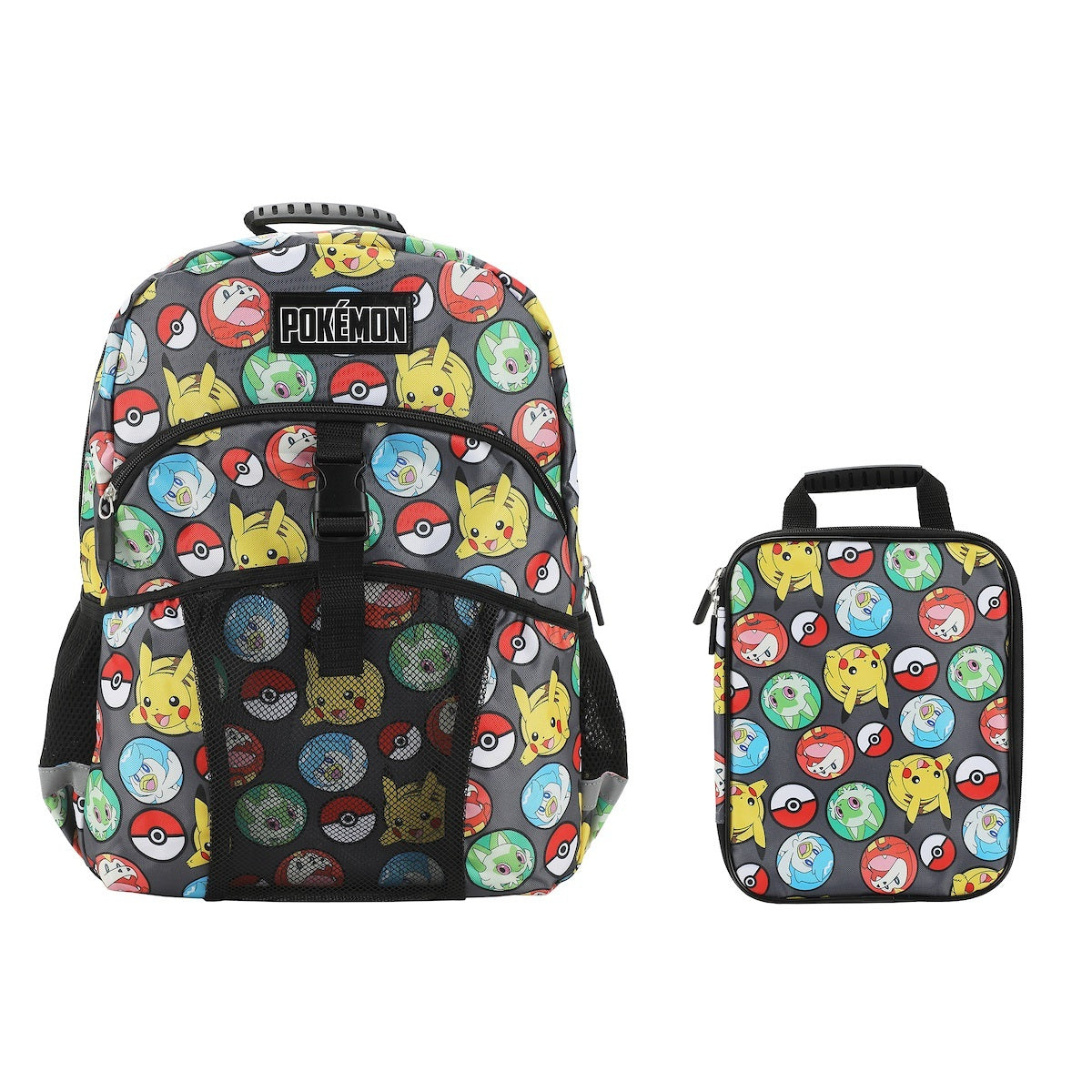 Pokemon All-Over Print 2-Piece 16" Premium Backpack & Utility Case Set For School And Travel for boys