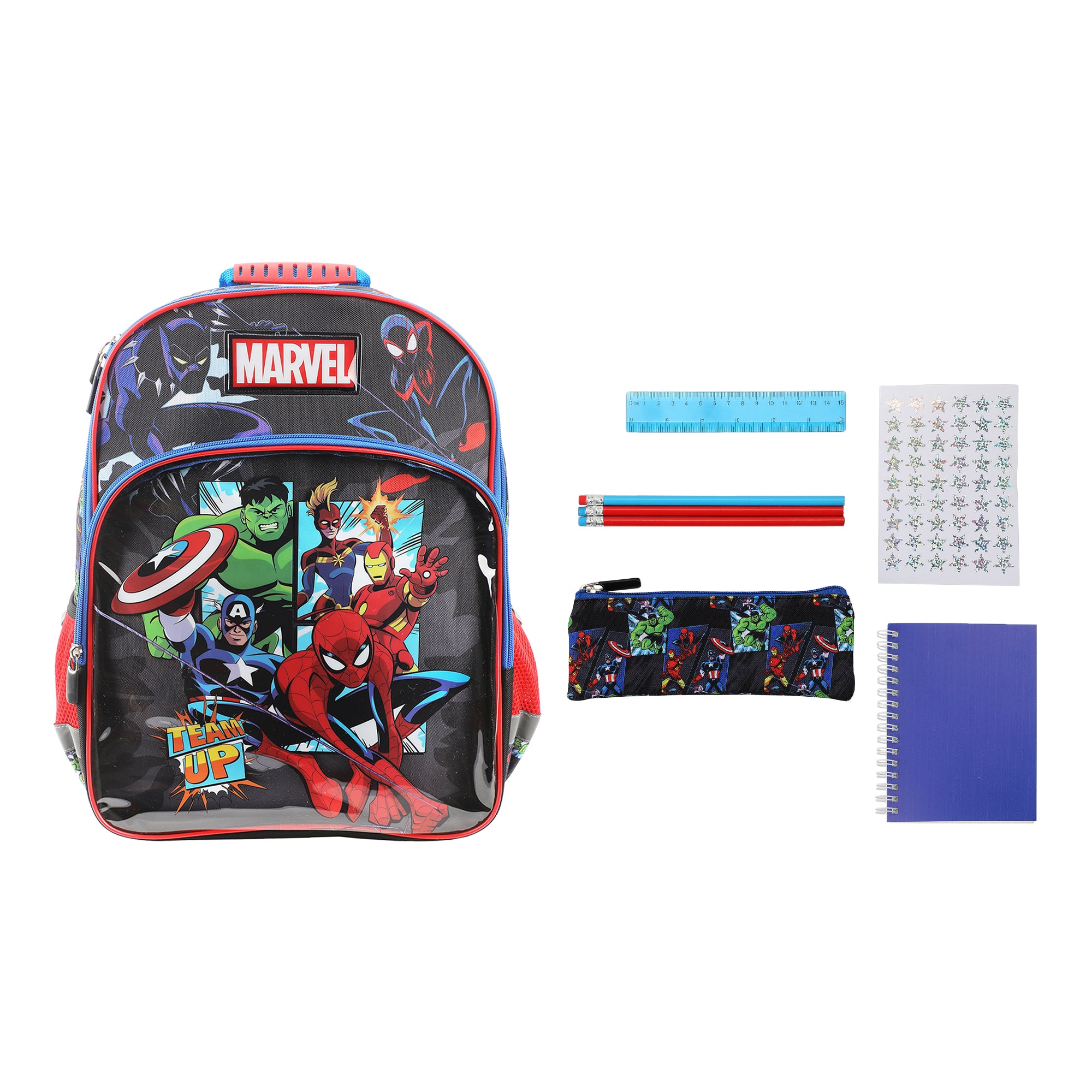 Marvel Avengers 5-Piece 16" Backpack & Stationery Value Set