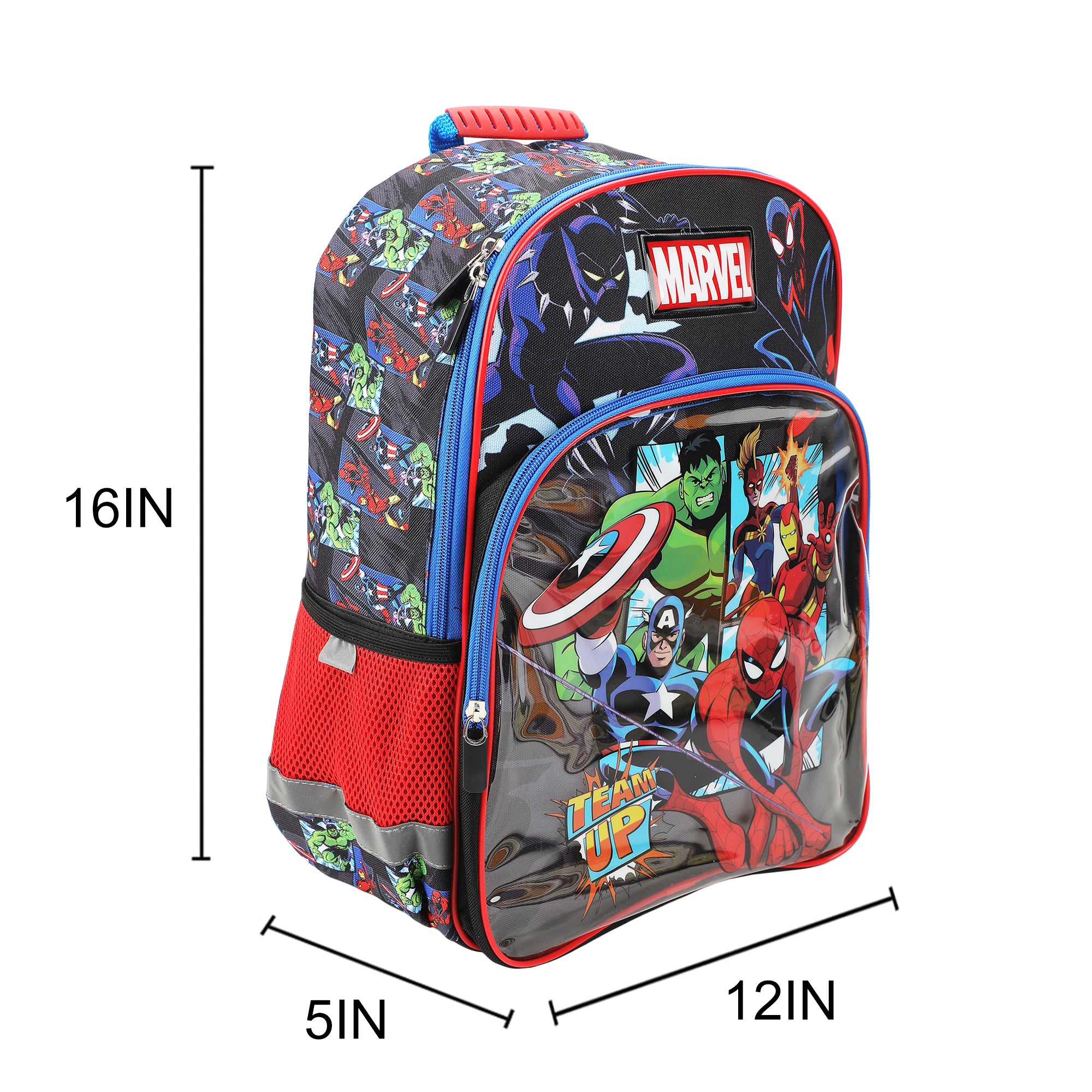 Marvel Avengers 5-Piece 16" Backpack & Stationery Value Set