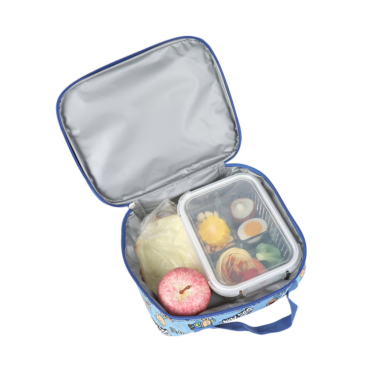 Dog Man 2-Piece 16" Kids Clear Backpack & Lunch Box Set For School And Travel