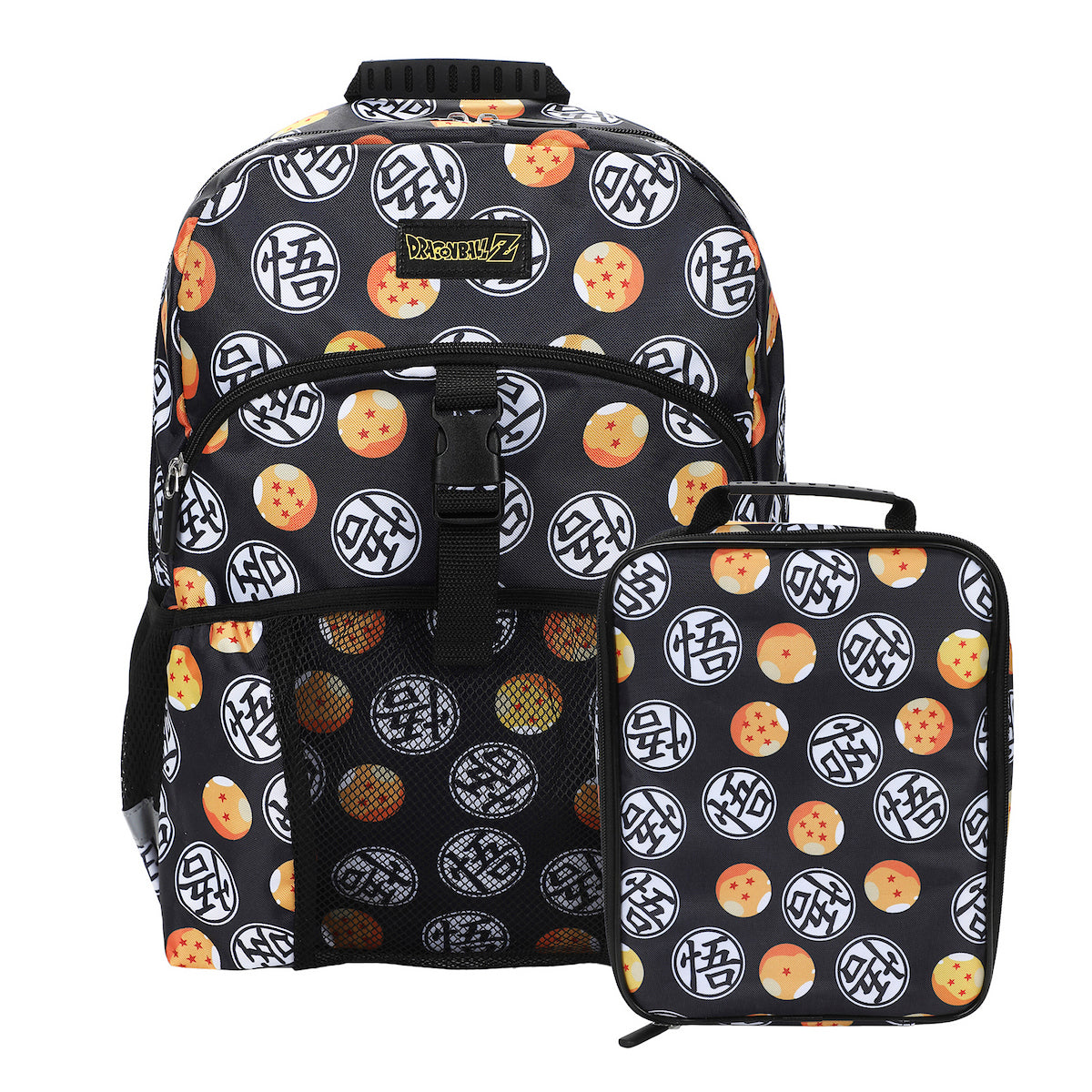 Dragon Ball Z All-Over Print 16" Kids Backpack & Lunch Box Set For School And Travel