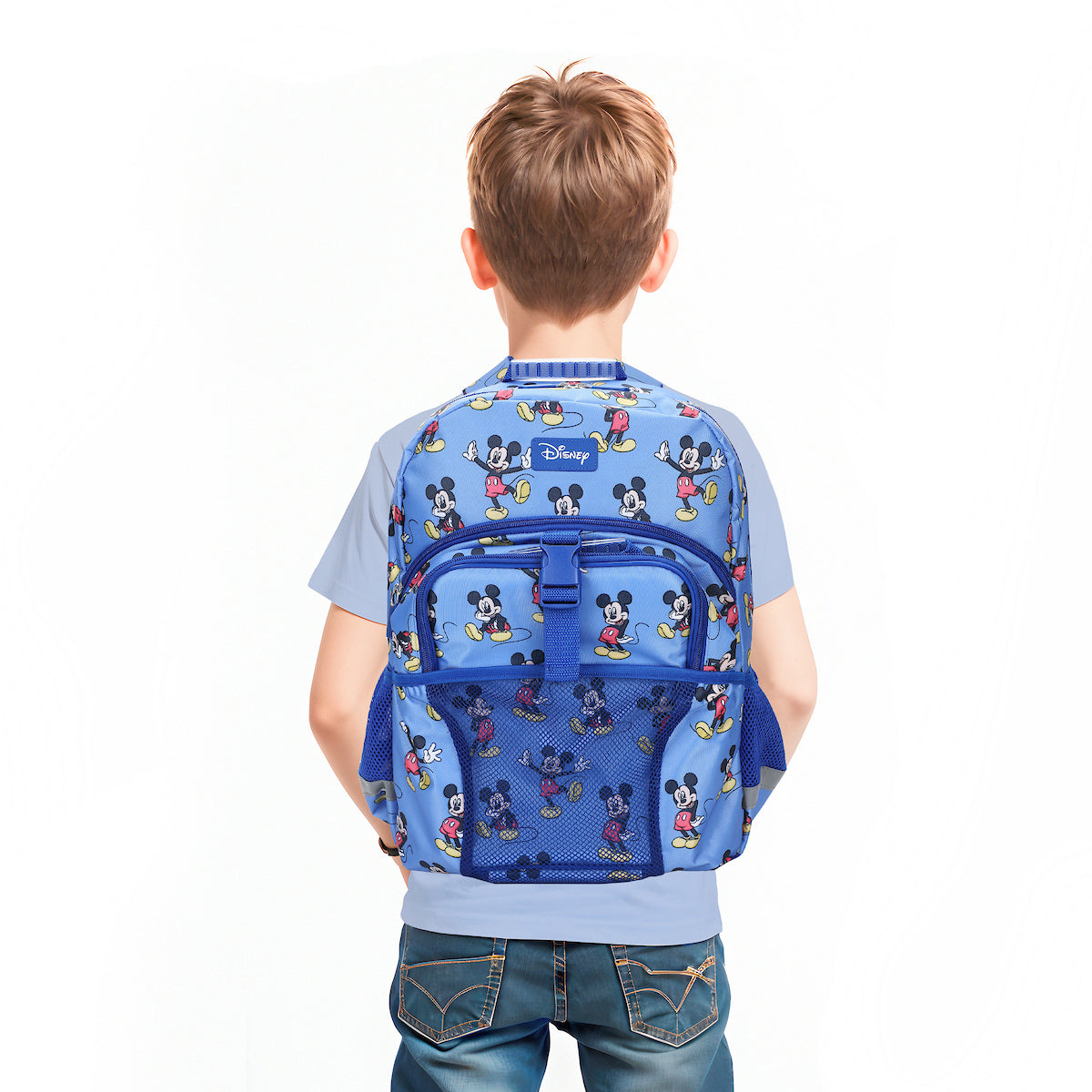 Mickey Mouse Classic 2-Piece 16" Kids Backpack & Lunch Box Set For School And Travel