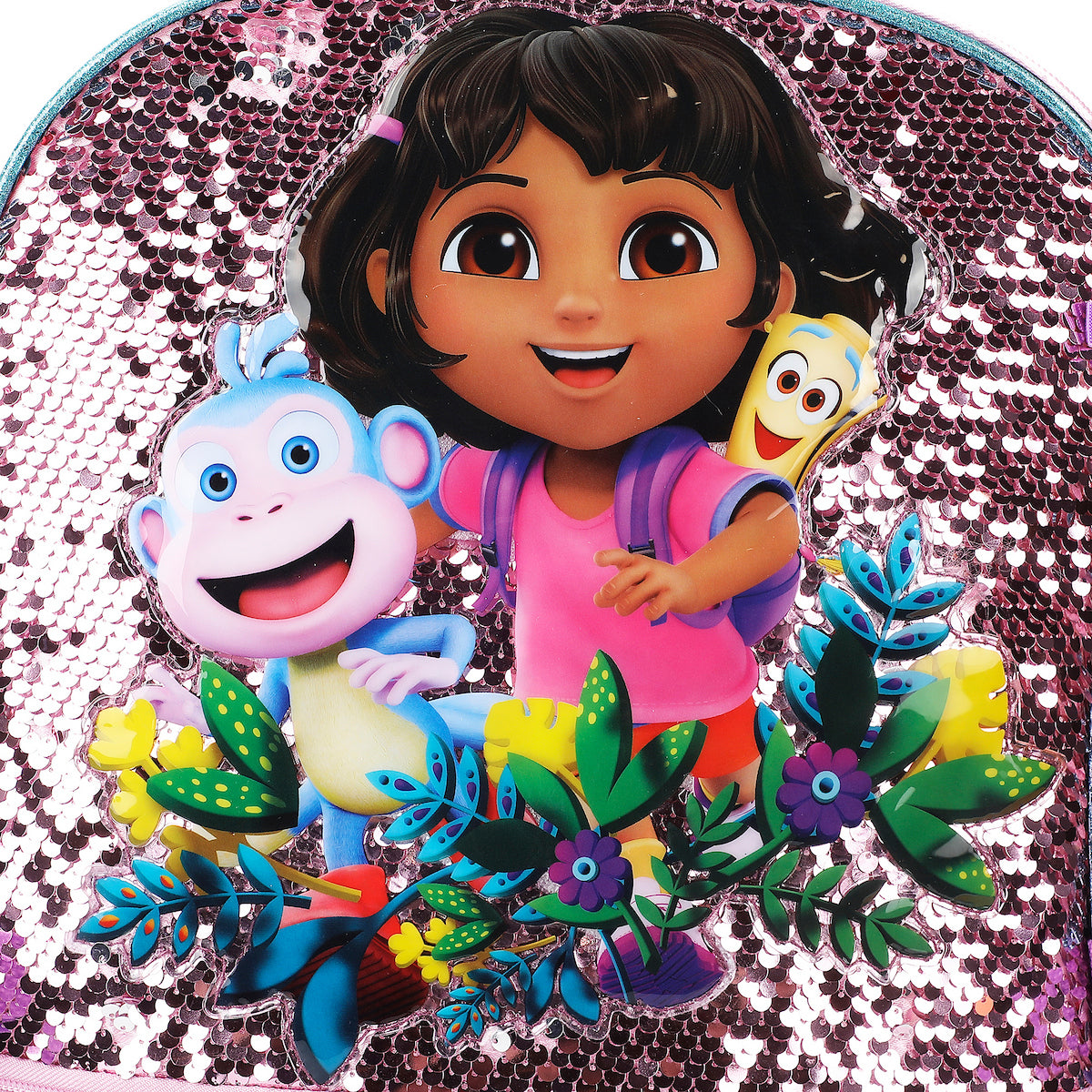 Dora the Explorer Animated 5-Piece 16” Backpack And Lunch Set For School & Travel