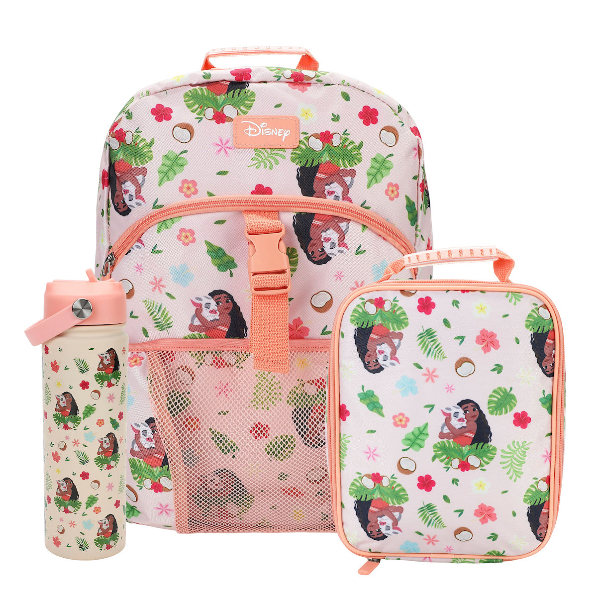 Moana & Pua All-Over Print 16” Backpack With Lunchbox Set