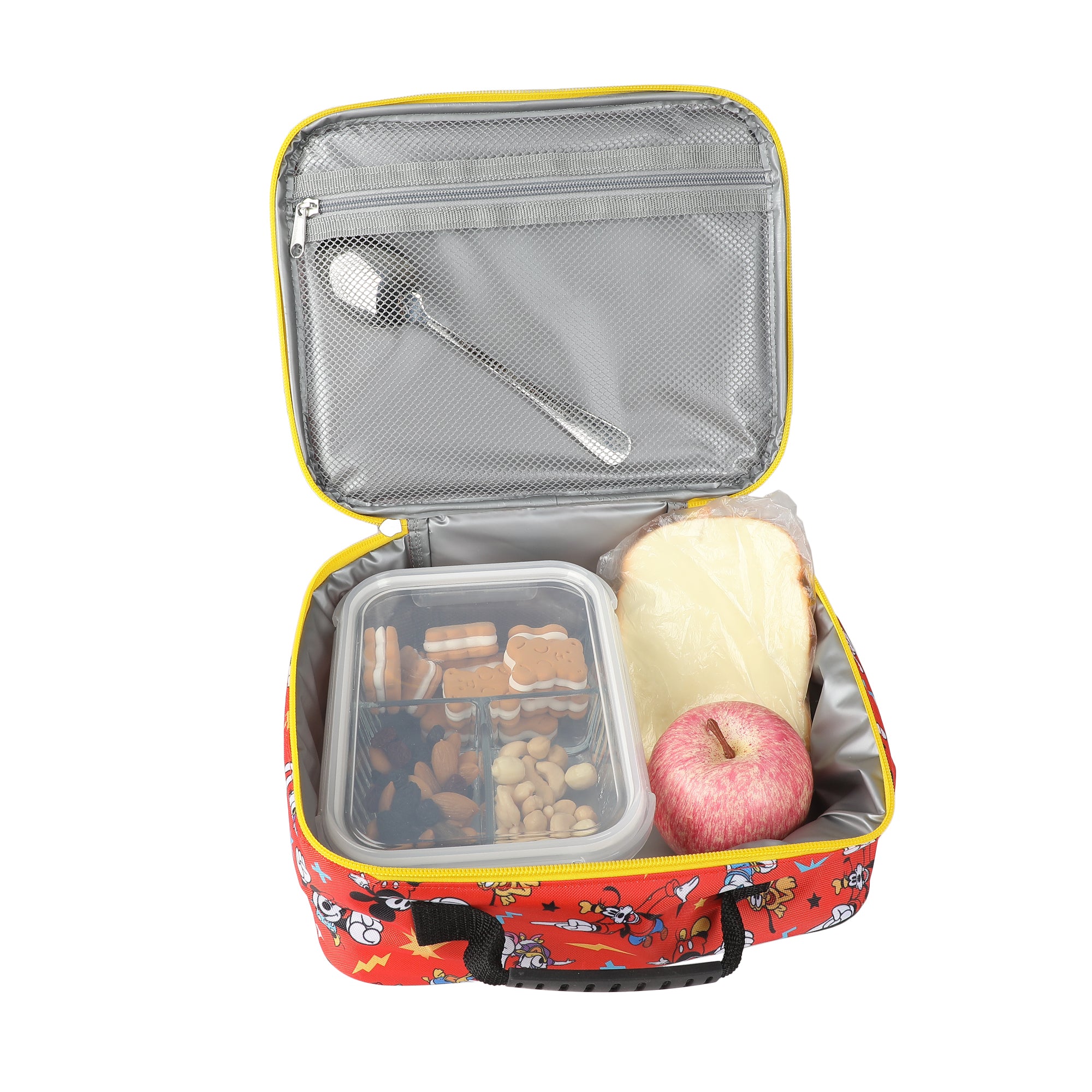 Disney Mickey Mouse And Friends 2-Piece 14" Toddler Girls and boys Backpack & Lunch Kit Set For School And Travel