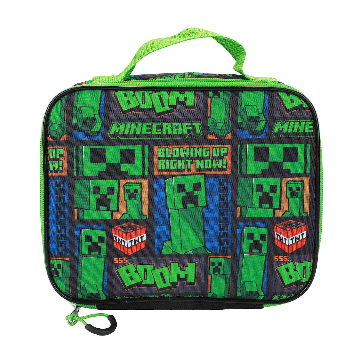 Minecraft Creeper Blowing Up Right Now! 5-Piece Adaptive Backpack & Lunchbox Set