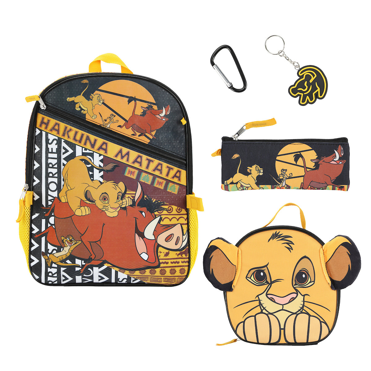 Disney's The Lion King 5-Piece Backpack & Lunchbox Set