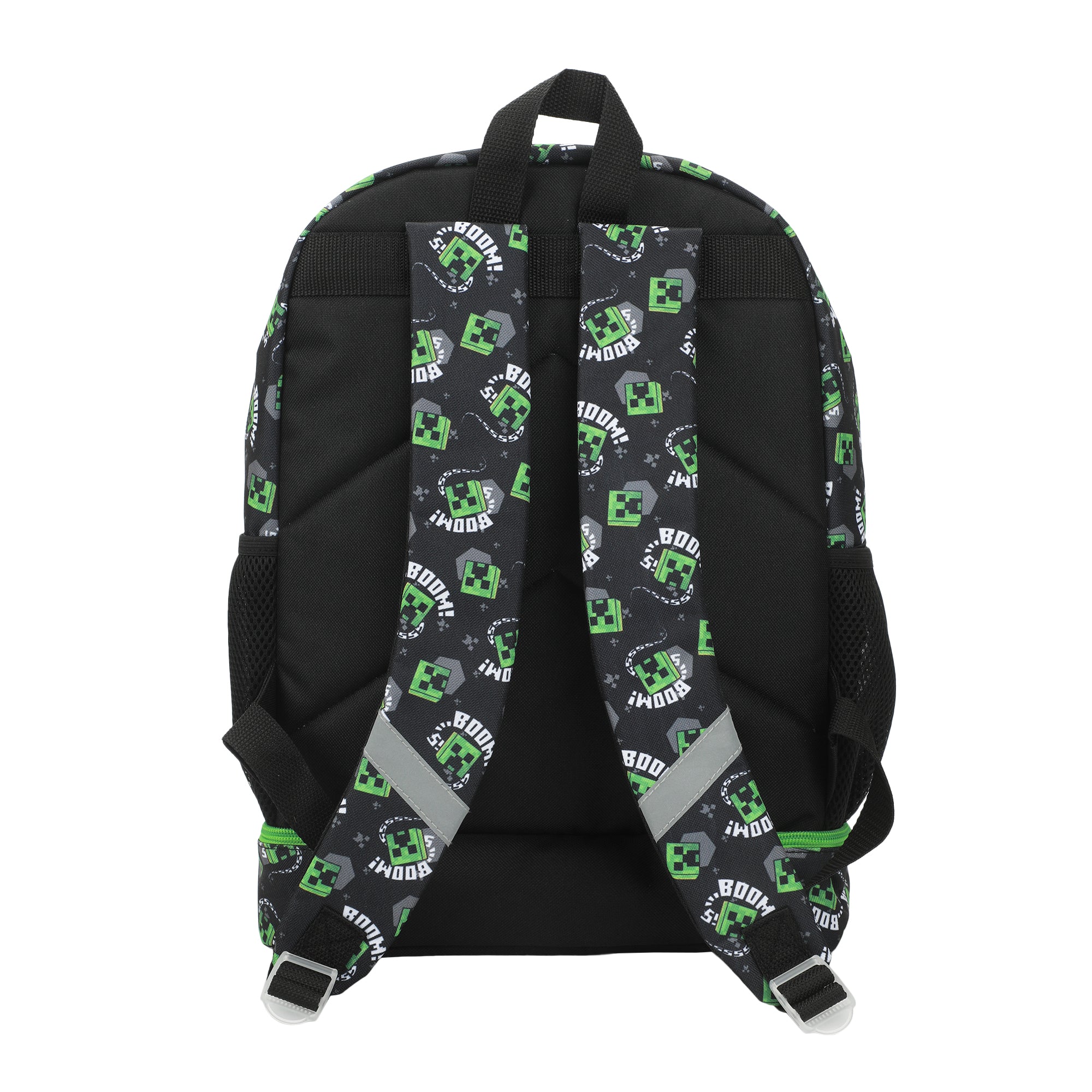 Minecraft Creepers 5-Piece 16" Backpack Set For School & Travel