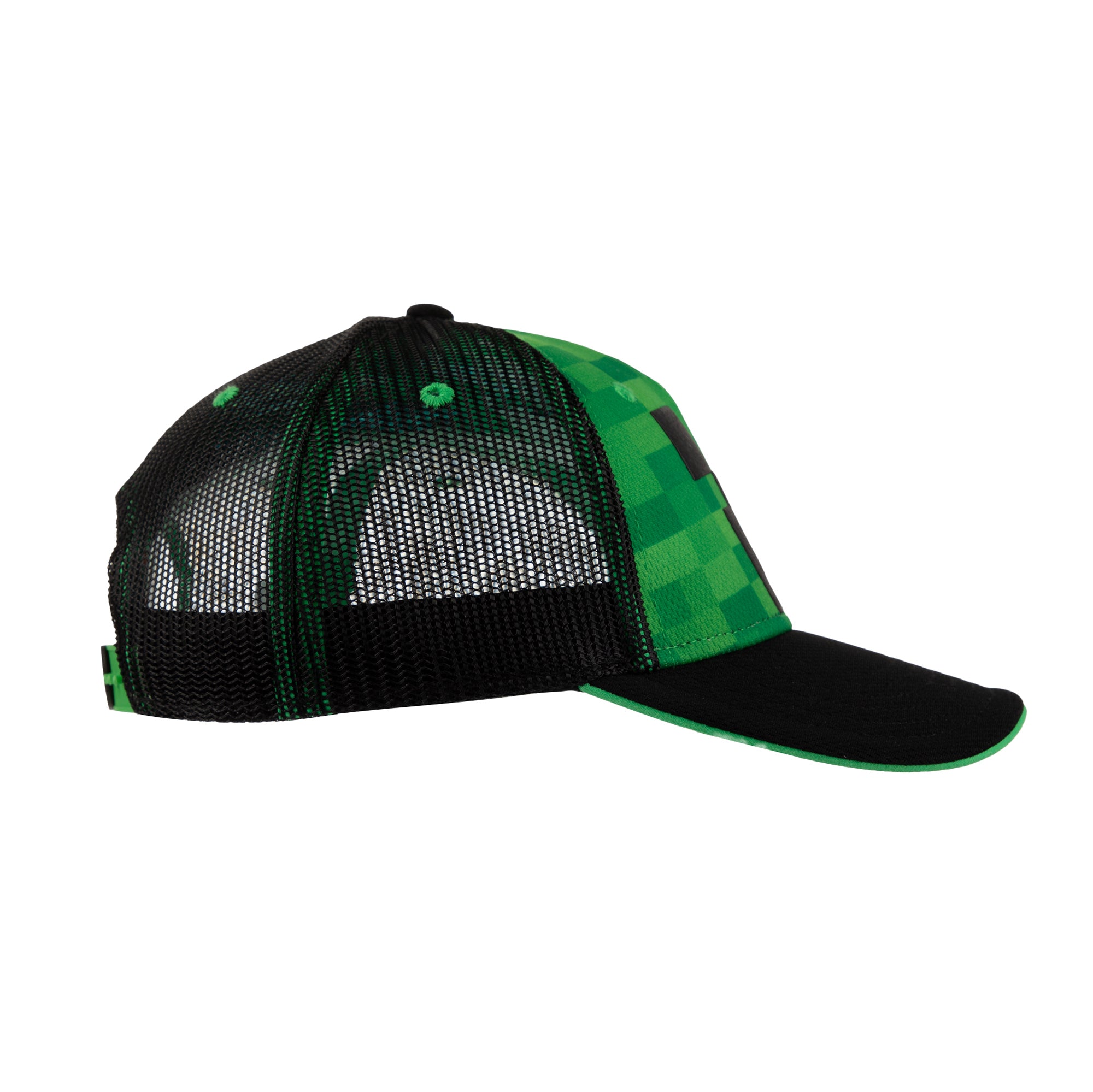 Minecraft Creeper Face Mesh Comfort Youth Hat