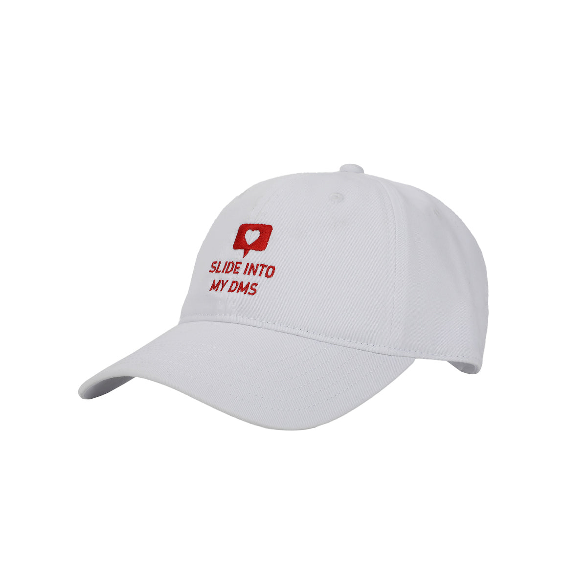 Valentine's Day Slide Into My DMs White Dad Hat