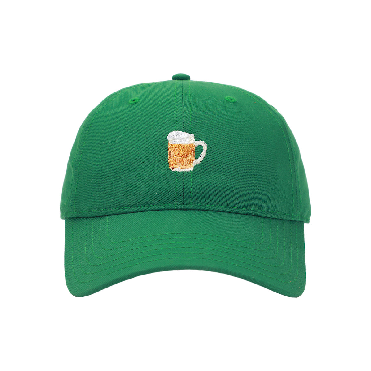 Foaming Stein Adult Green Oktoberfest Baseball Hat