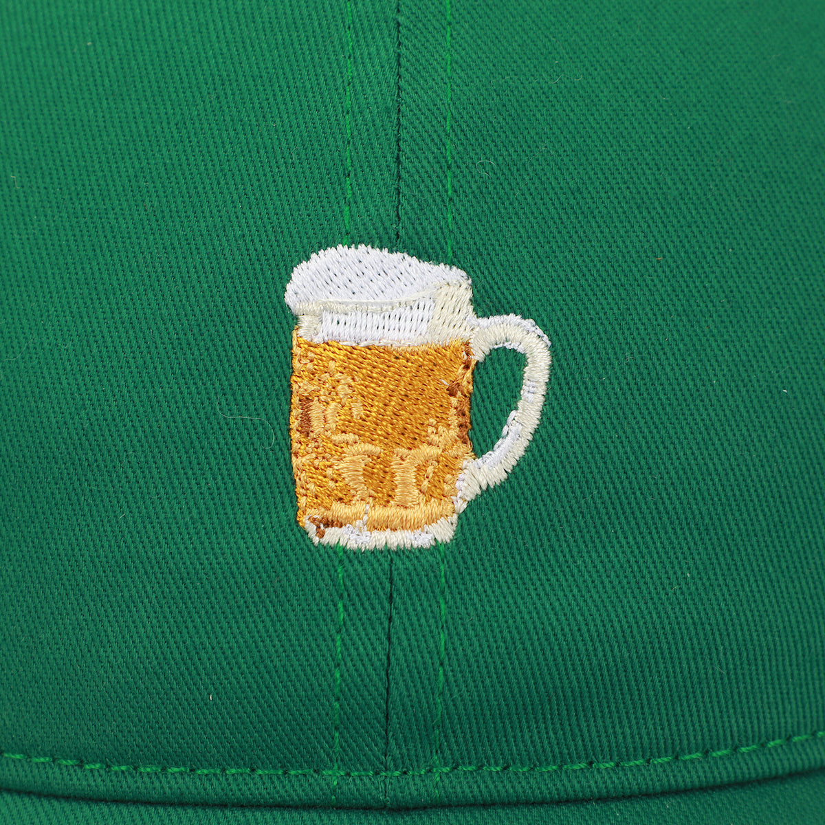 Foaming Stein Adult Green St. Patrick's Day Oktoberfest Baseball Hat