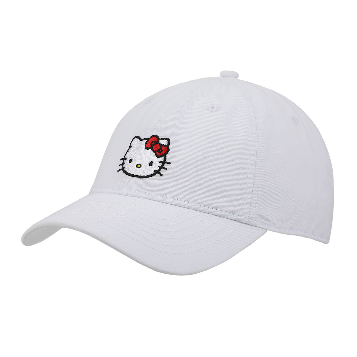Hello Kitty Embroidered Character Unstructured Baseball Cap