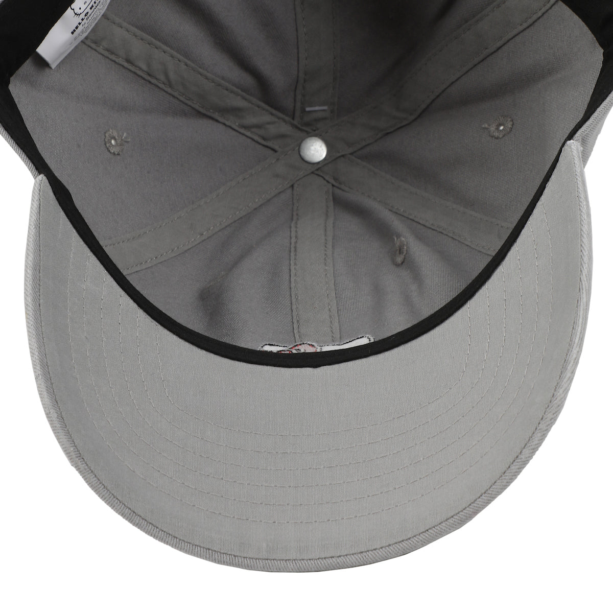 Hello Kitty Embroidered Character Gray Unstructured Baseball Cap