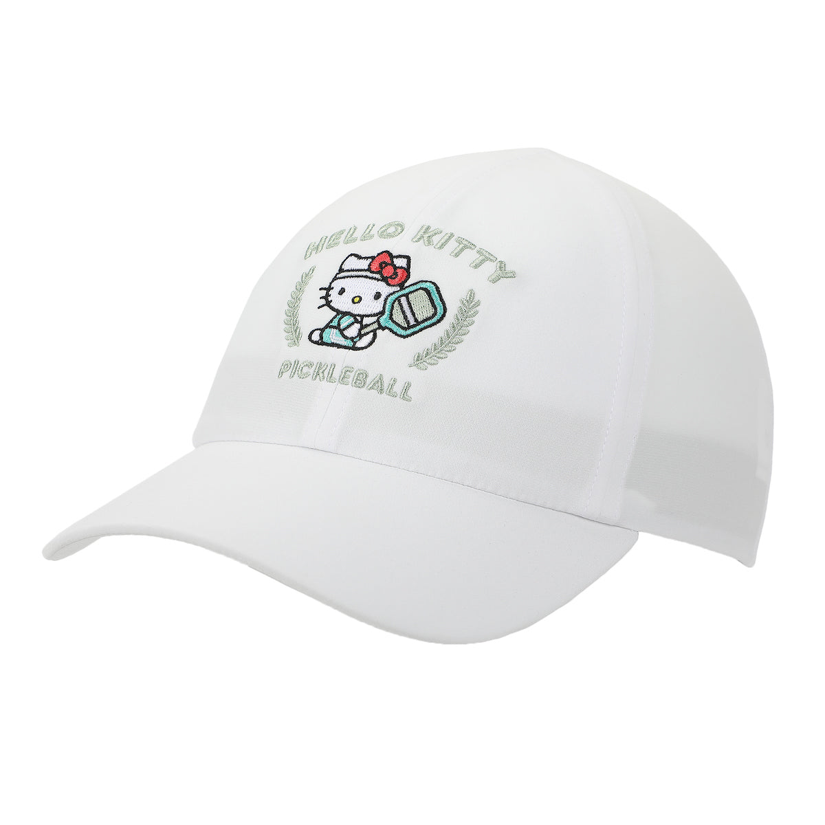 Hello Kitty Pickleball Elite Flex Women's White Unstructured Baseball Cap